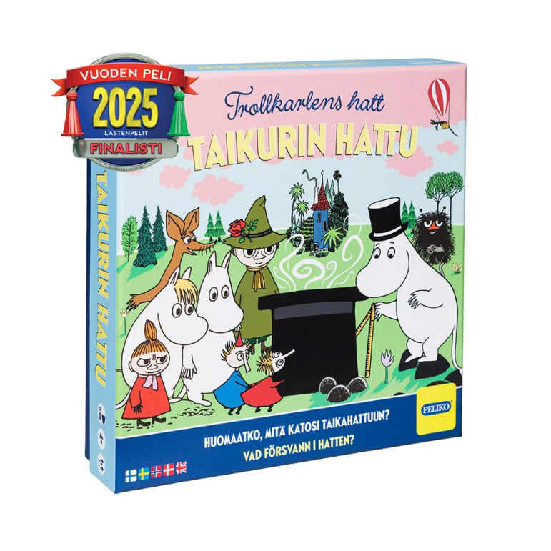 Peliko Vuoden Lastenpeli 2025 (Suomi): Muumi Taikurin hattu -lautapeli