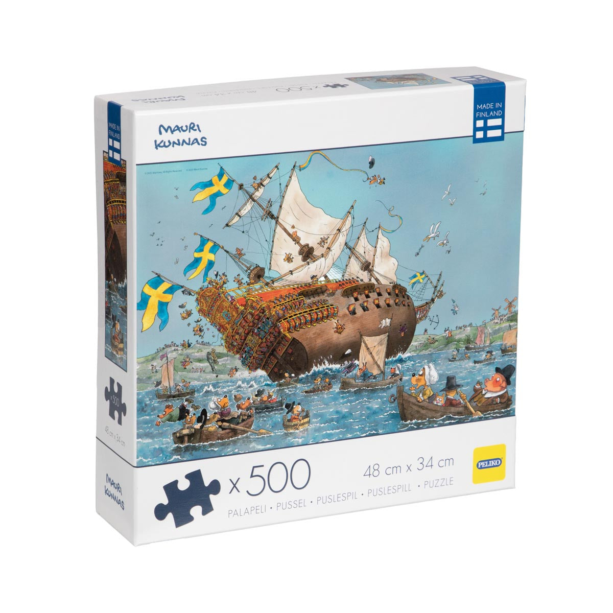 Palapeli 500 palaa Vasa-laiva