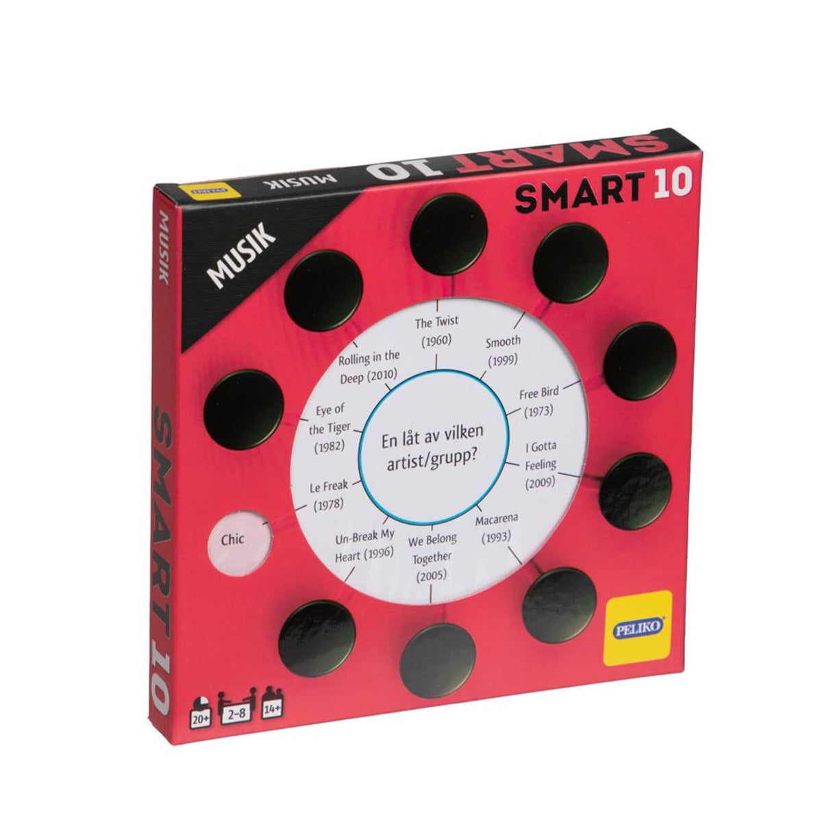 SMART10-frågekort Musik (svenska)