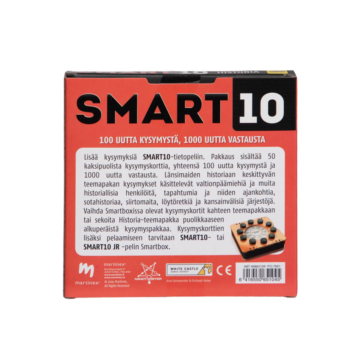 SMART10-kysymykset Historia (suomi)