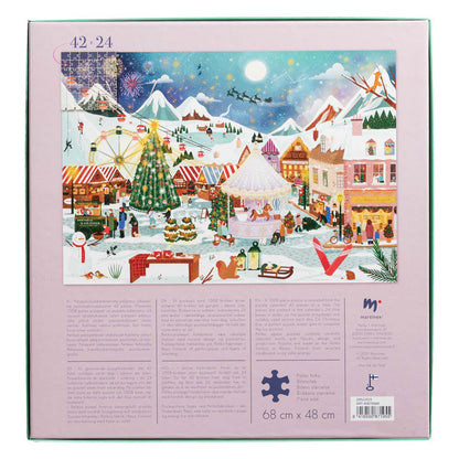 Palapelijoulukalenteri Marché de Noël, 1008 palaa
