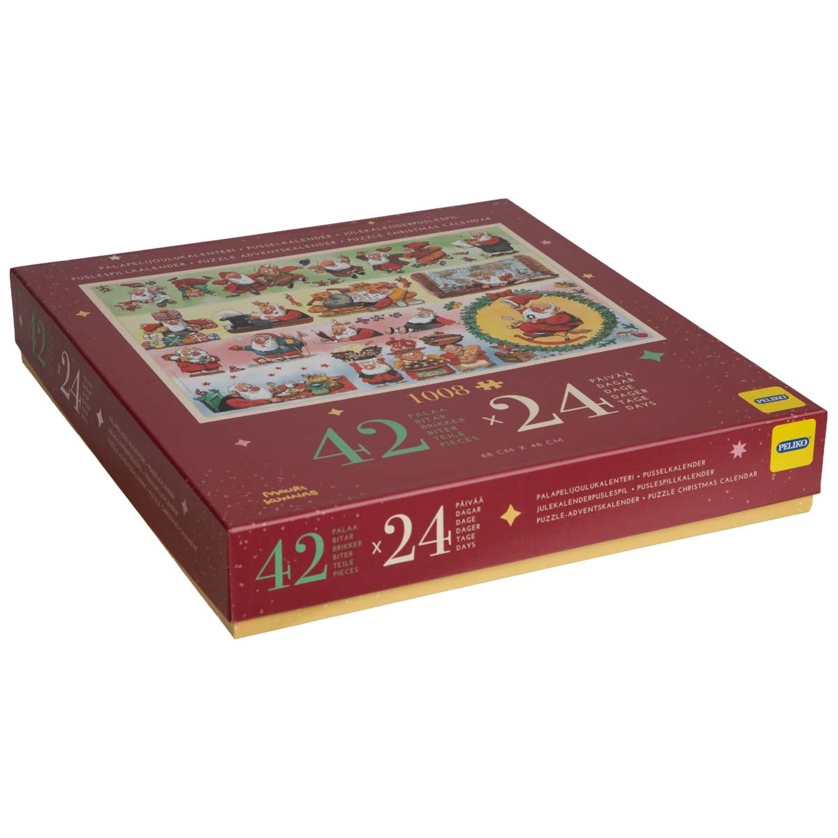 Palapelijoulukalenteri Joulupukit, 1008 palaa